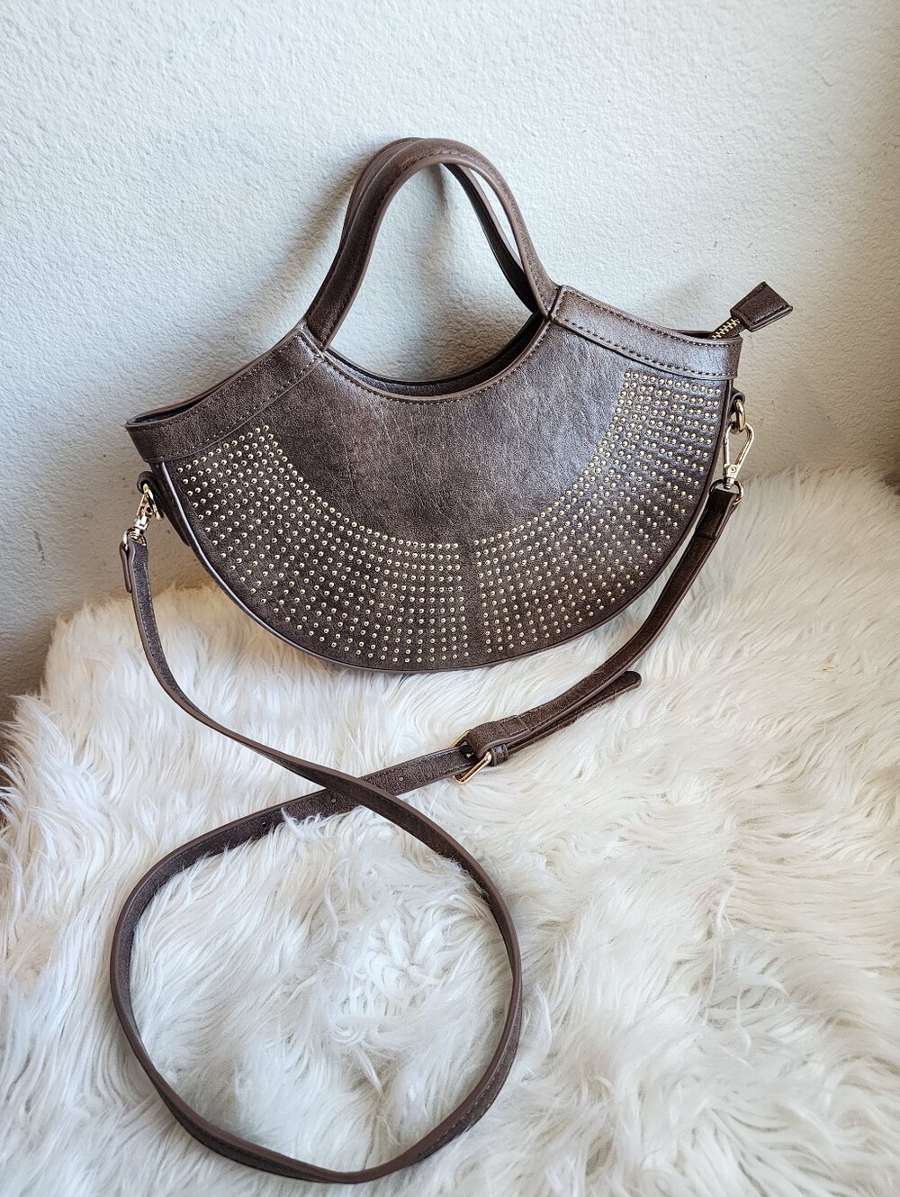 MELIE BIANCO KAYLEE RECYCLED VEGAN LEATHER NWOT SHOULDER OR CROSSBODY - Picture 10 of 16